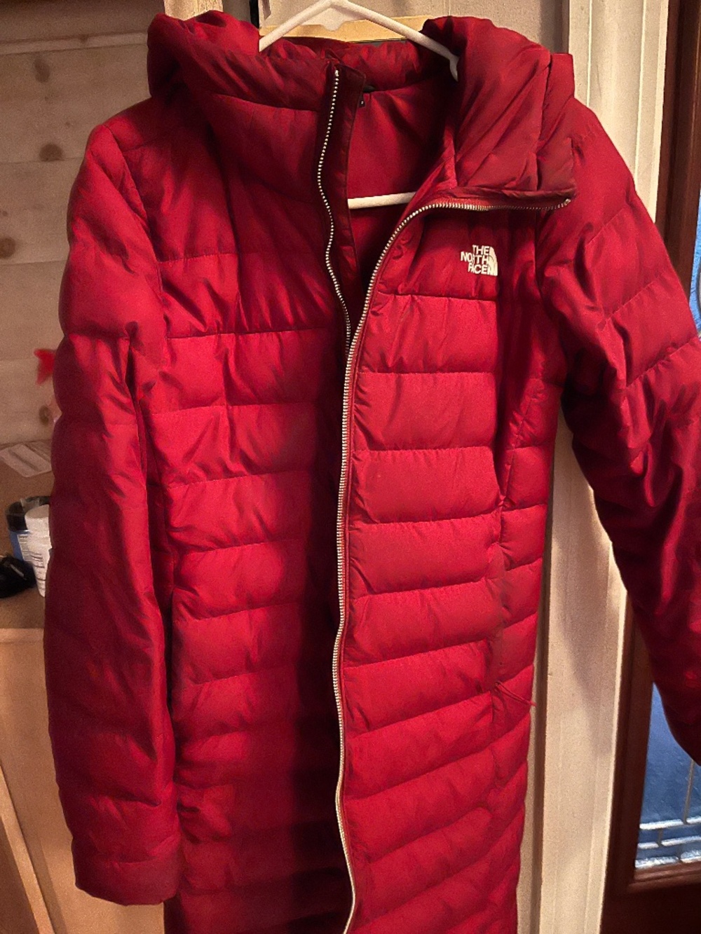 North Face long puffer